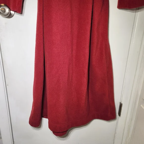 LL Bean Womens Petite Large Polyester Robe Red - Picture 9 of 13